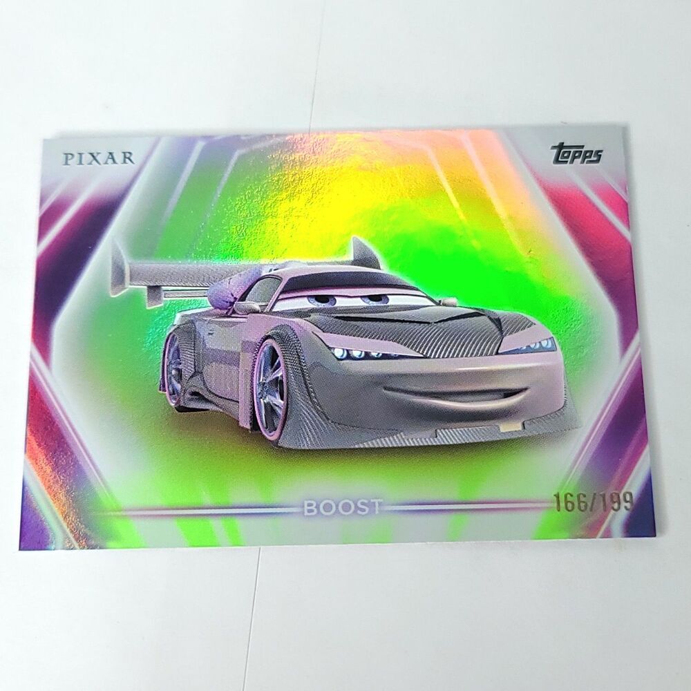 Boost Topps 2026 Disney Neon Holo Parallel Refractor Limited 166/199
